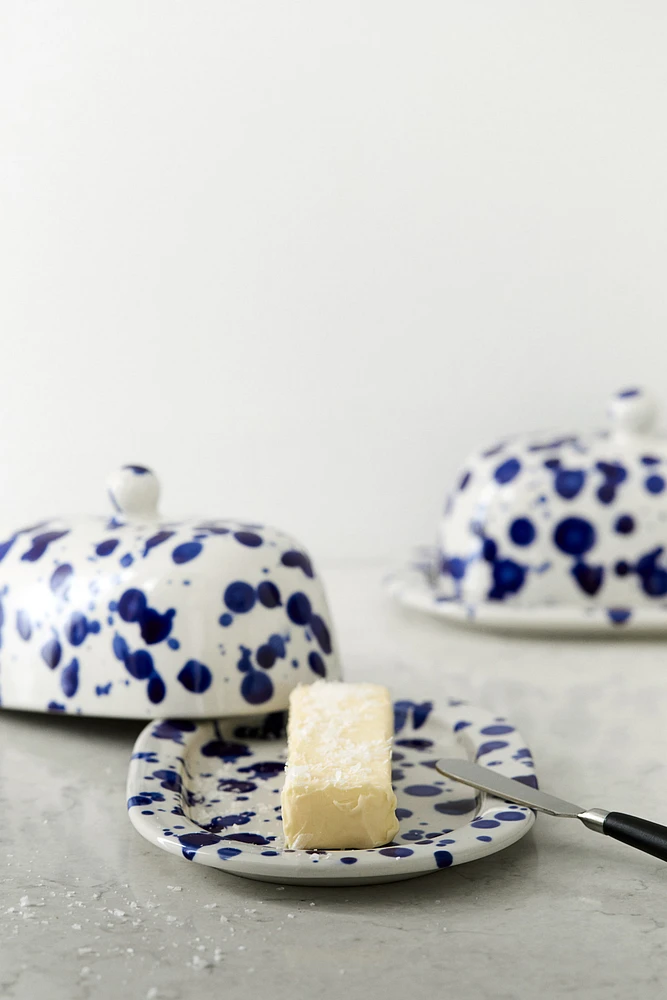 Stoneware Butter Dish