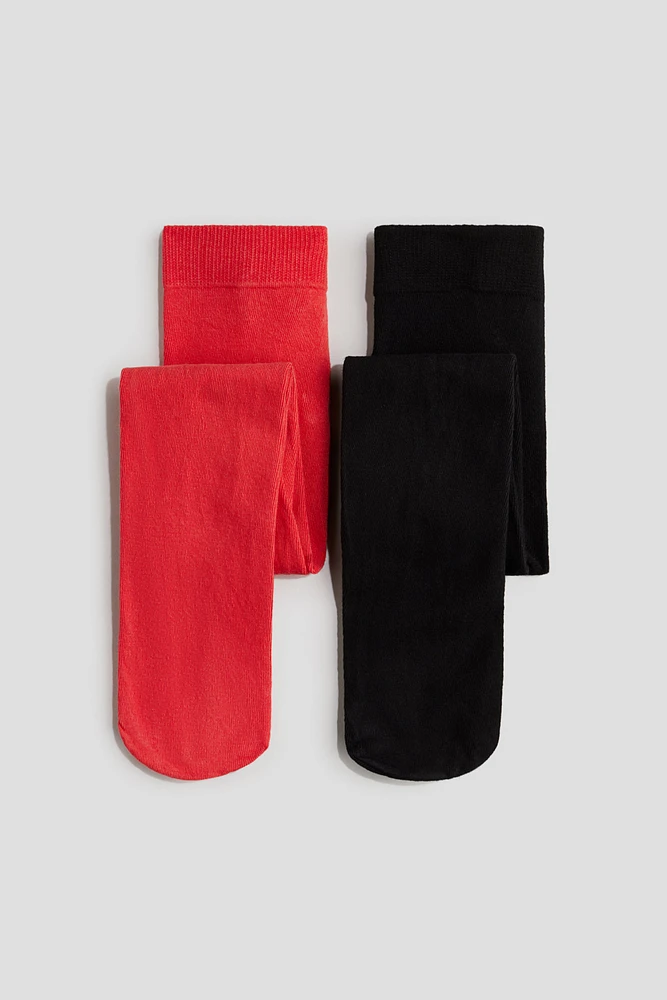 2-pack Fine-knit Tights