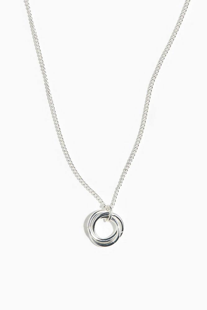 Necklace with Ring Pendants