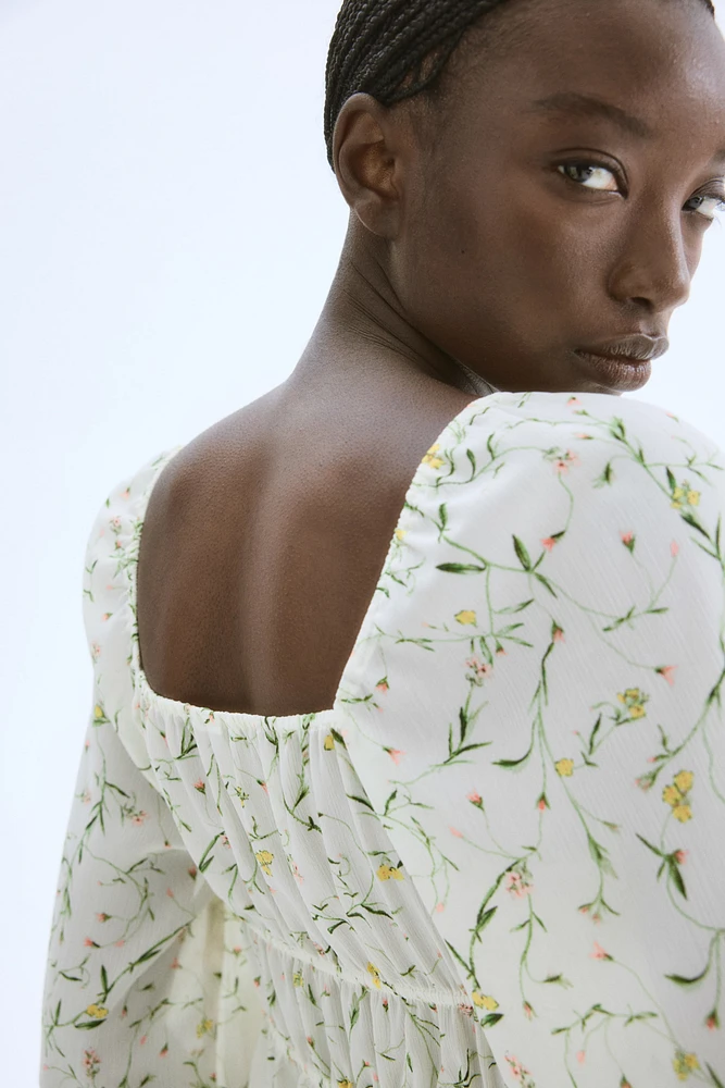 Blouse froissée