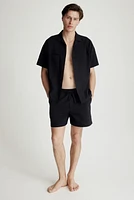 Seersucker Pajama Shirt and Shorts