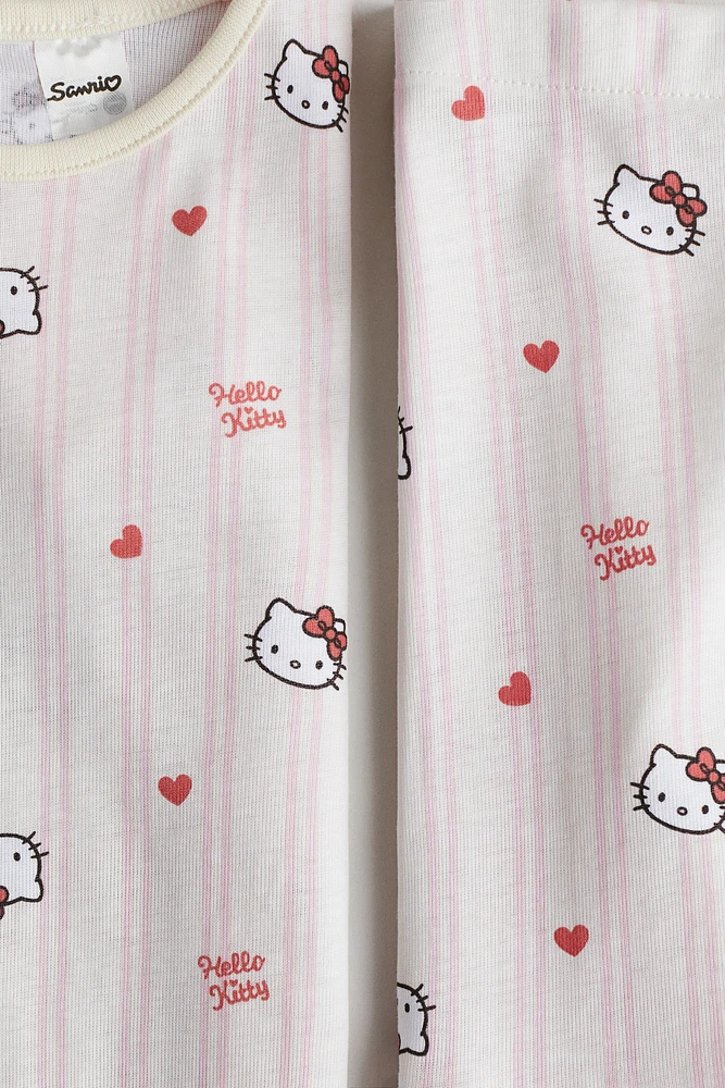 Pyjama Bien Ajusté en jersey imprimé