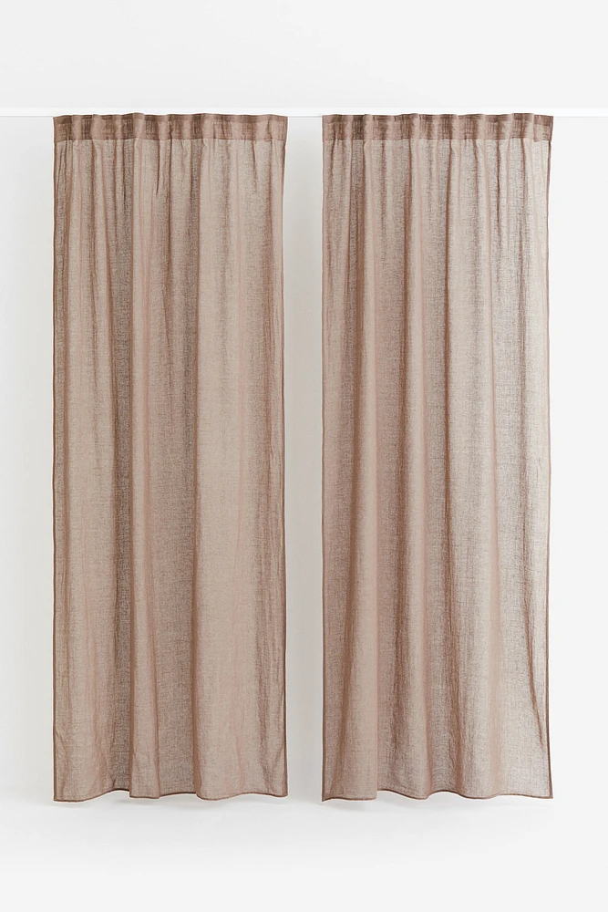 2-pack Linen-blend Curtain Panels