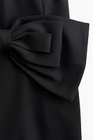 Bow-Detail Sleeveless Dress