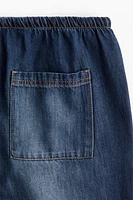 Denim Drawstring Pants