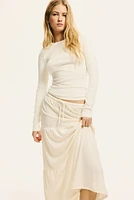 Tiered Maxi Skirt