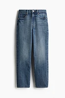 Slim Straight High Ankle Jeans