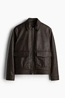 Regular Fit Coated Jacket