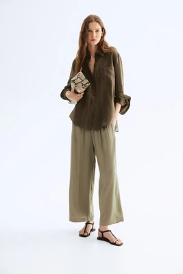 Crop Pull-on Pants