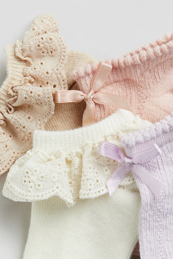 Lot de 4 paires chaussettes sans tige