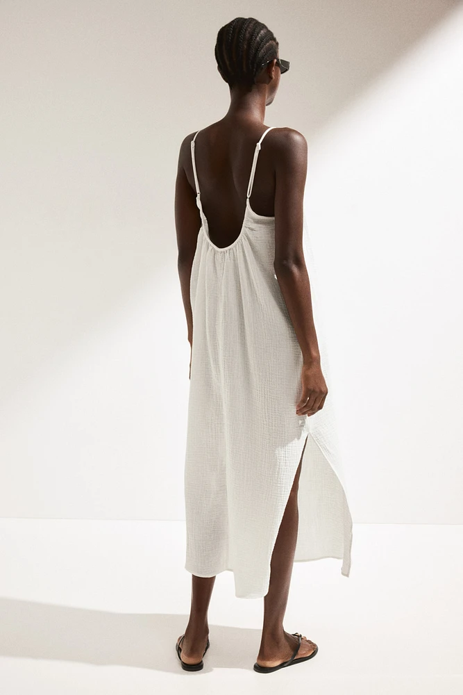 Robe de plage en mousseline