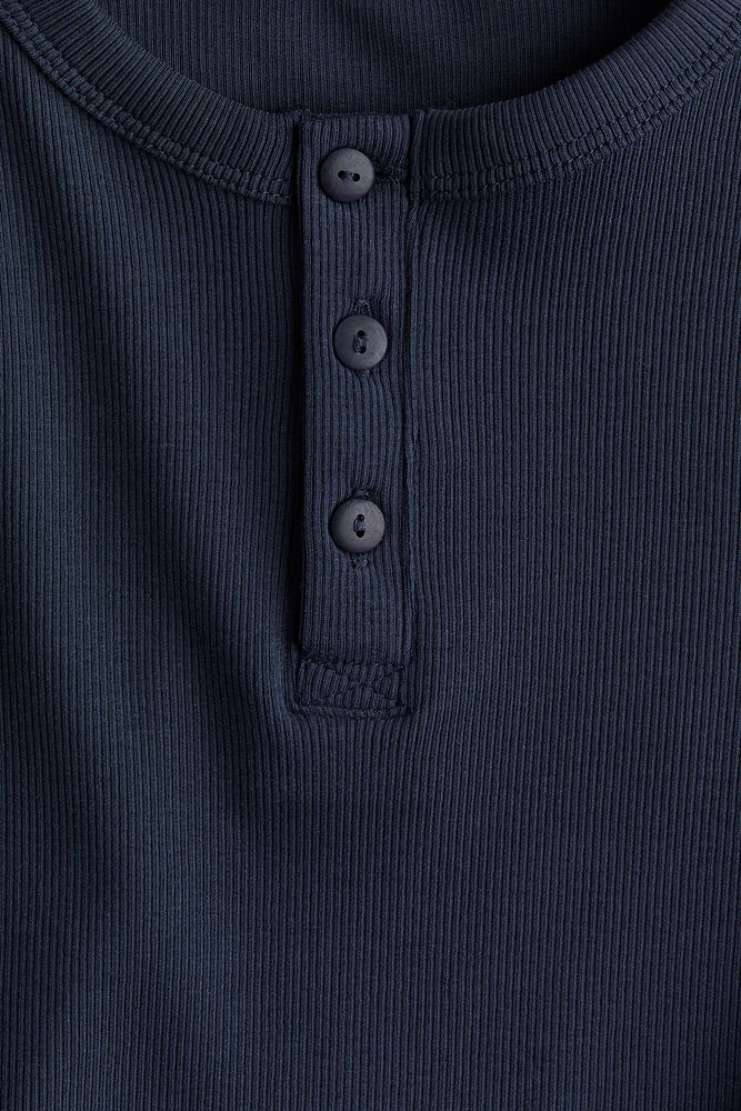 Cotton Henley Shirt