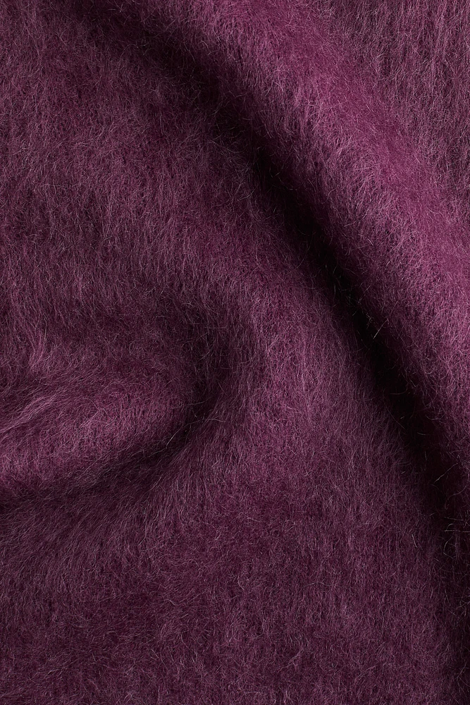 Mohair-blend Knit Top