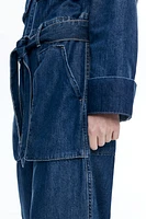 Denim Utility Jumpsuit