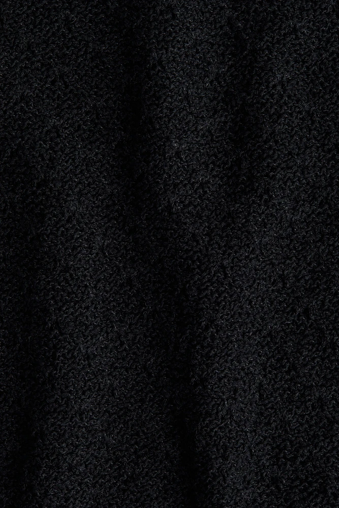 Pointelle-knit dress