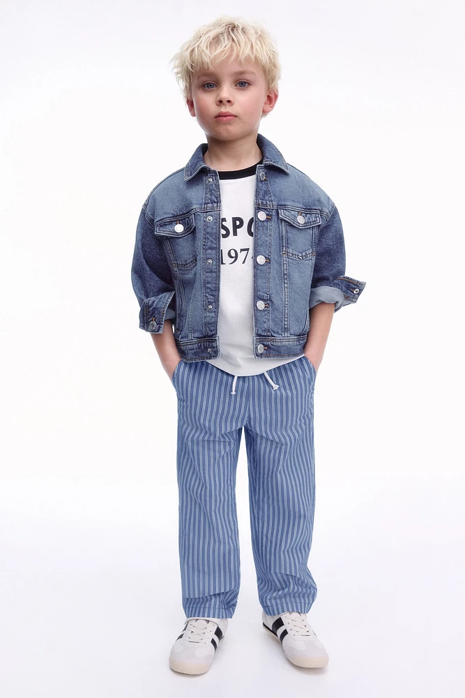 Cotton Poplin Pants
