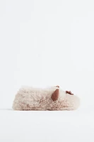 Soft Faux Shearling Slippers