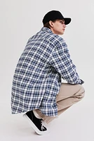 Loose Fit Flannel Shirt