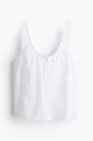 Button-top Tank Top