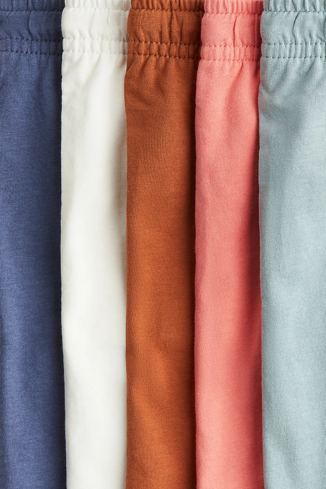Lot de 5 shorts en jersey coton