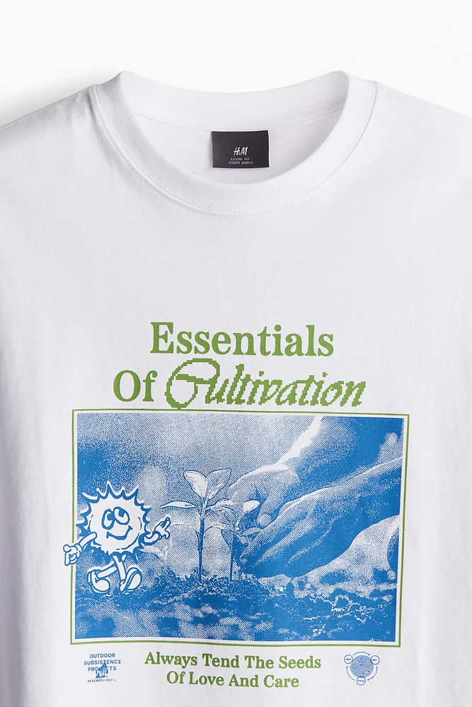 T-shirt imprimé Coupe Flottante