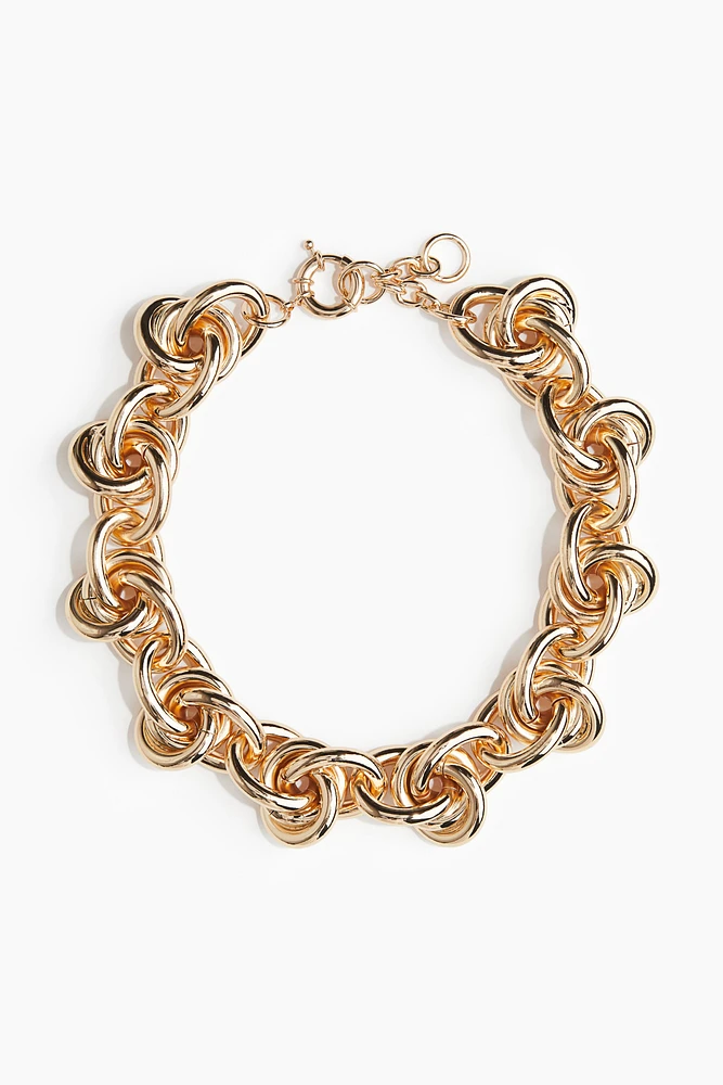 Knot-Detail Chain Necklace