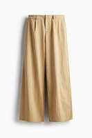 Tailored Crêpe Pants