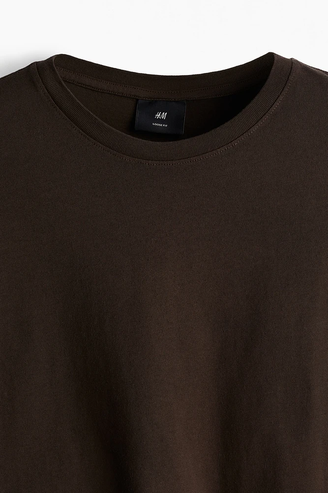 Loose Fit Washed-Look T-Shirt