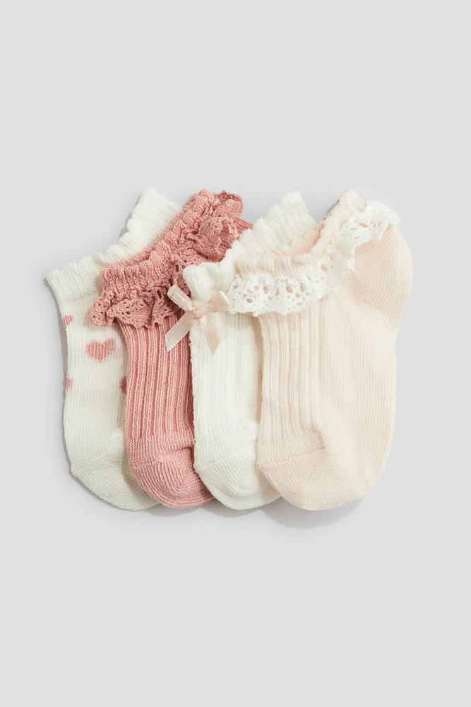 Lot de 4 paires chaussettes sans tige