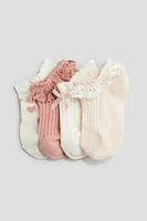 Lot de 4 paires chaussettes sans tige