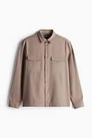 Regular Fit Utility Overshirt