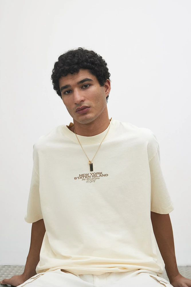 Loose-Fit Washed T-Shirt