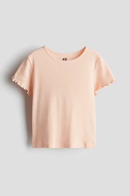 Ribbed Jersey Top