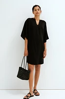 MAMA Before & After Linen-Blend Dress