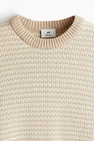 Regular Fit Textured-Knit Sweater