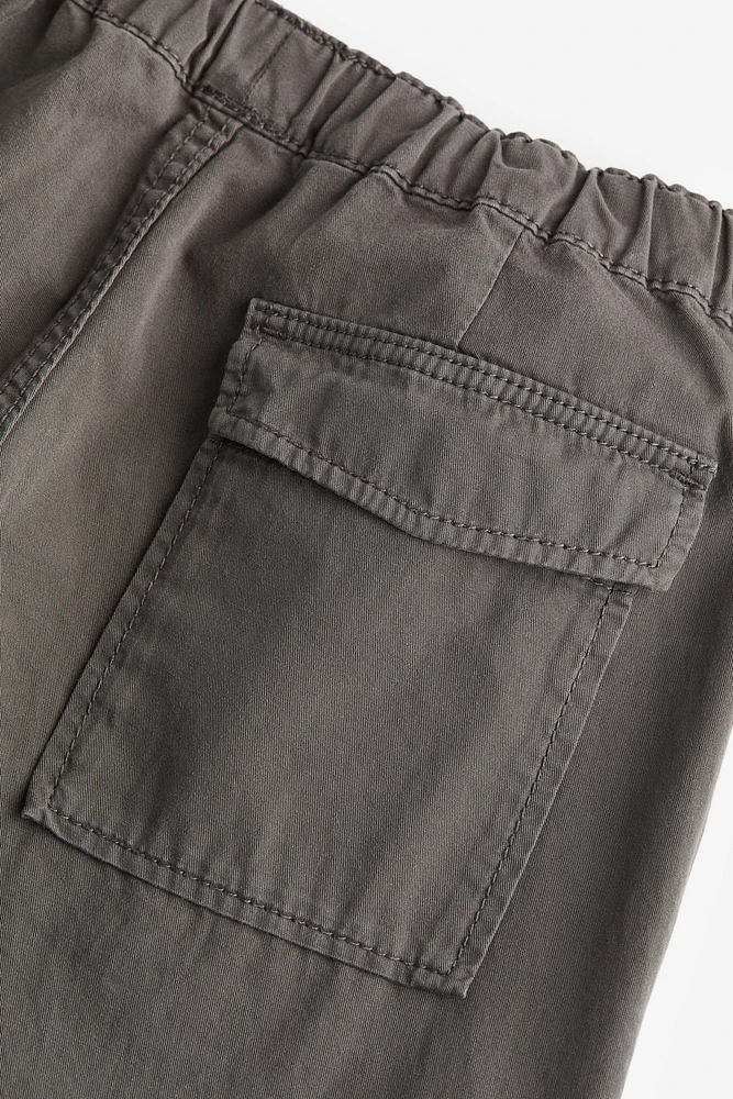 Cotton Twill Parachute Pants