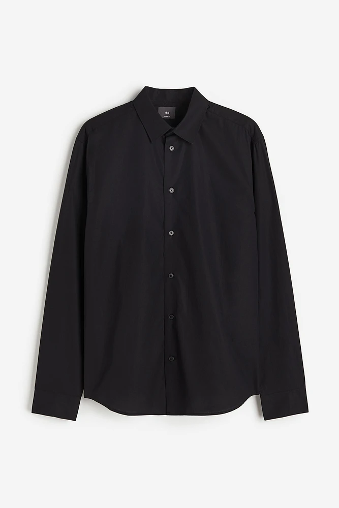 Regular Fit Poplin Shirt