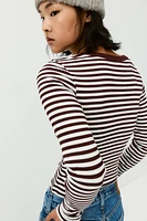 Ribbed Jersey Top