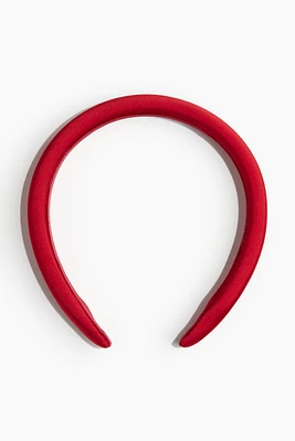 Padded Satin Hairband