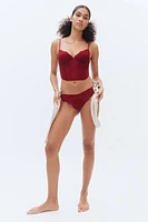 Padded-Cup Lace Bustier