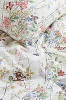 Patterned Cotton Duvet Cover Set