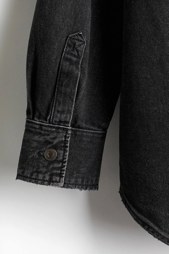 Chemise ample en denim