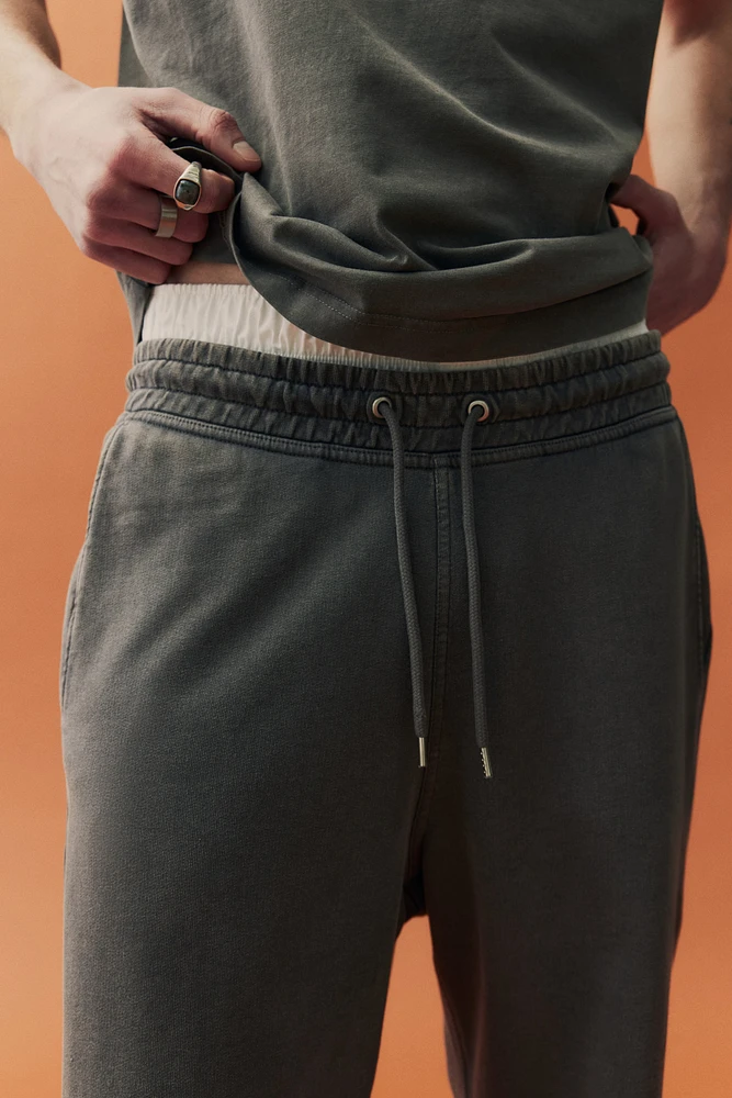 Pantalon de survêtement délavé coupe décontractée