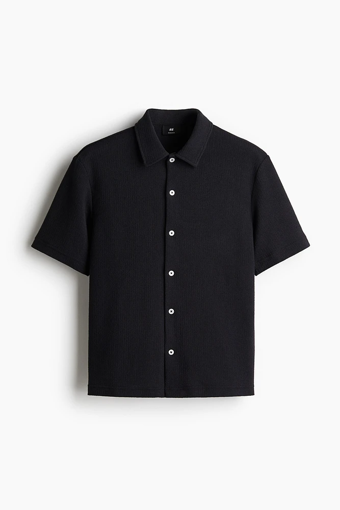 Chemise Coupe Classique en jersey manches courtes