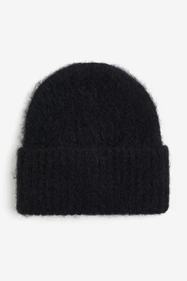 Rib-knit Wool-blend Hat