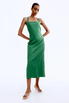 Robe en lin mélangé