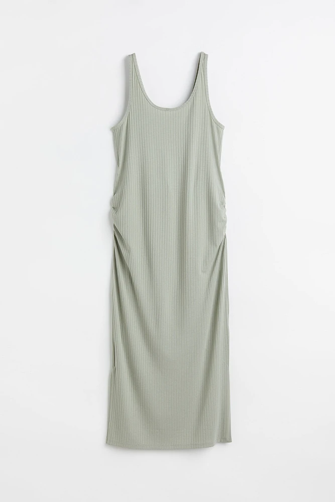 MAMA Ribbed Jersey Dress