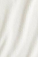 Haut à épaules nues en tricot côtelé