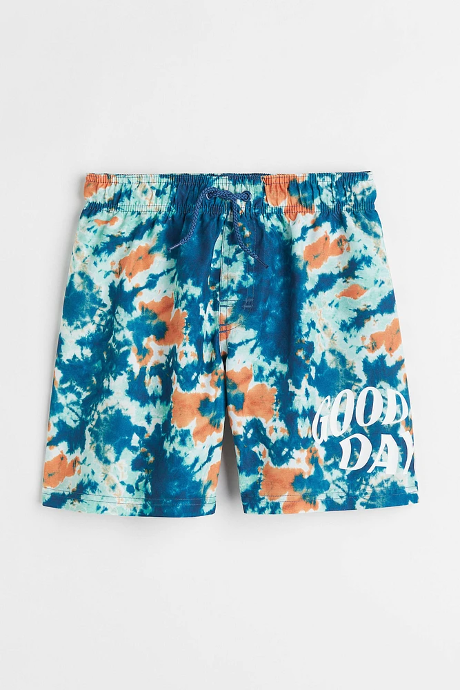 Patterned Swim Shorts