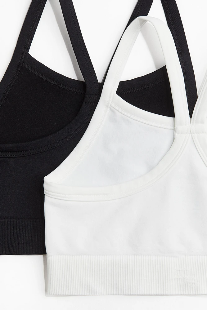 2-pack Seamless Sports Tops DryMove™